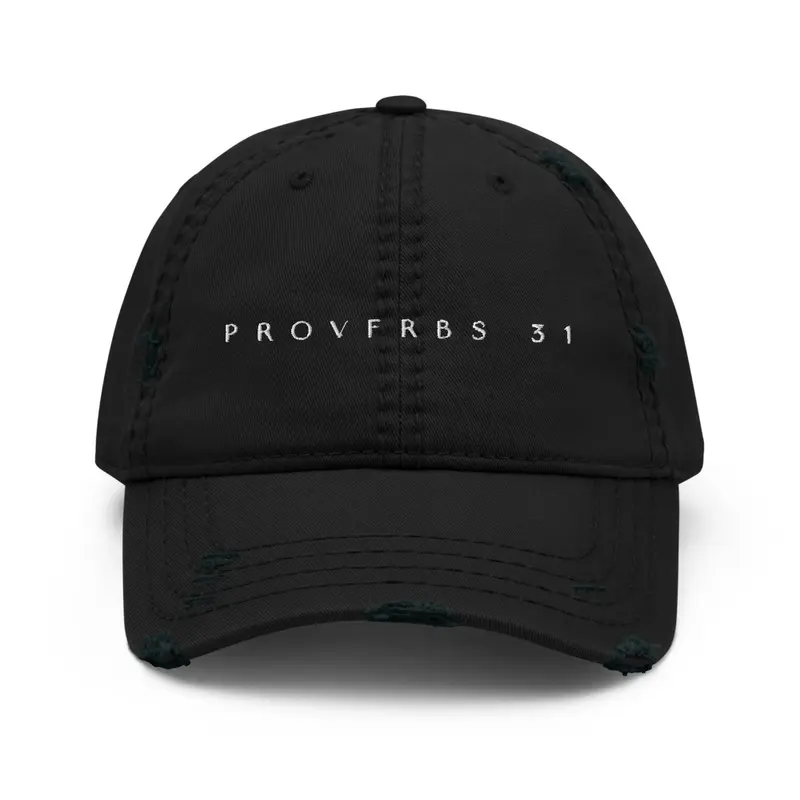 Proverbs 31 Distressed Cap